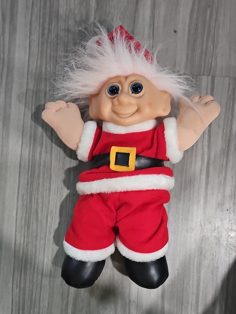 Red Santa Troll Plush Holiday Doll - Unbranded